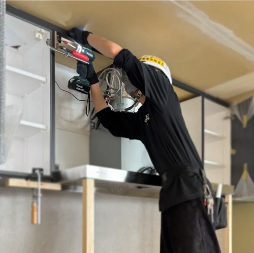 レンジフード取付